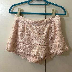 Lace shorts