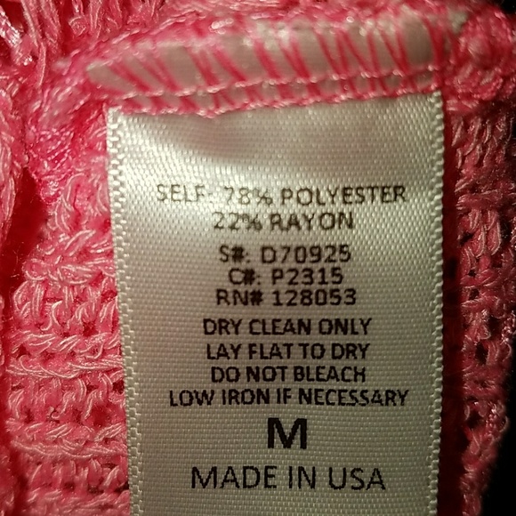 Pink▪Crochet▪Back▪Sweater - Picture 3 of 4