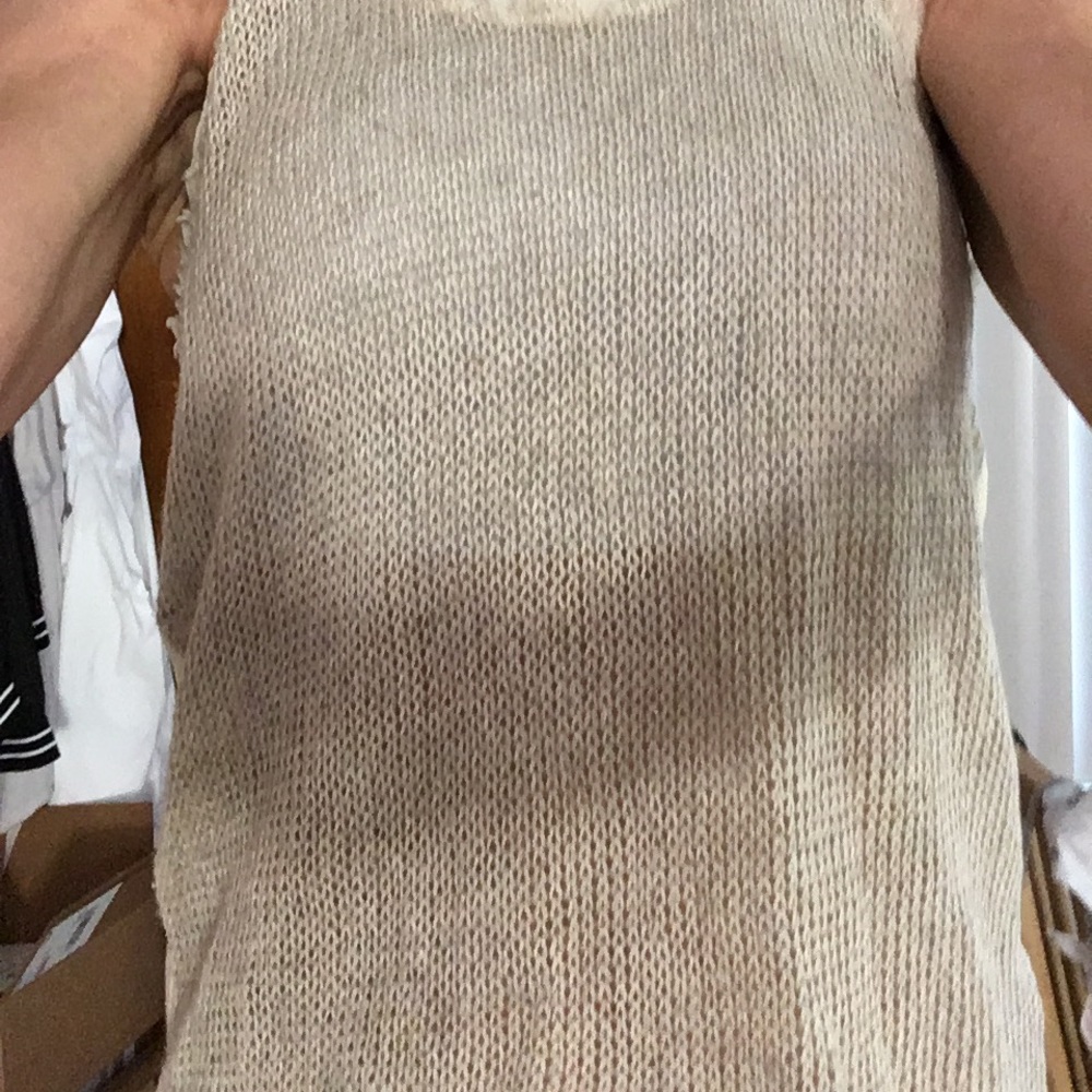 Knit tank top