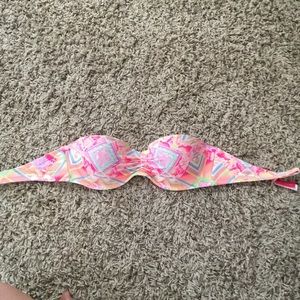 Victoria's Secret Swim Multicolor Bandeau Top