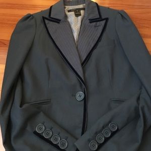 Marc Jacobs Blazer with button velvet detail.  EUC