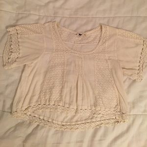 Roxy ivory top