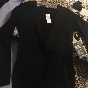 Express black dress