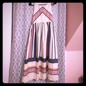 Mid-length Striped Dress