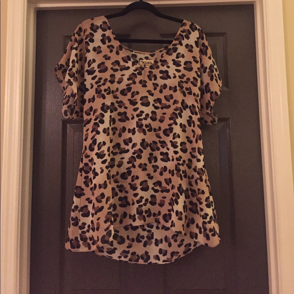 Show me your Mumu leopard top