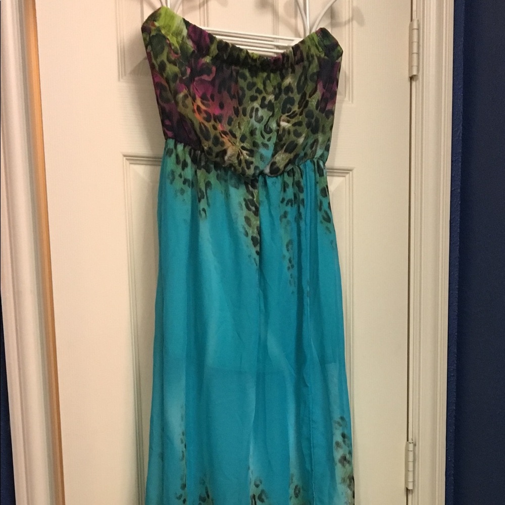 Strapless dress new never worn