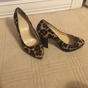 Calvin Klein leopard heels