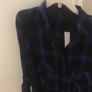 Sanctuary plaid boyfriend shirt