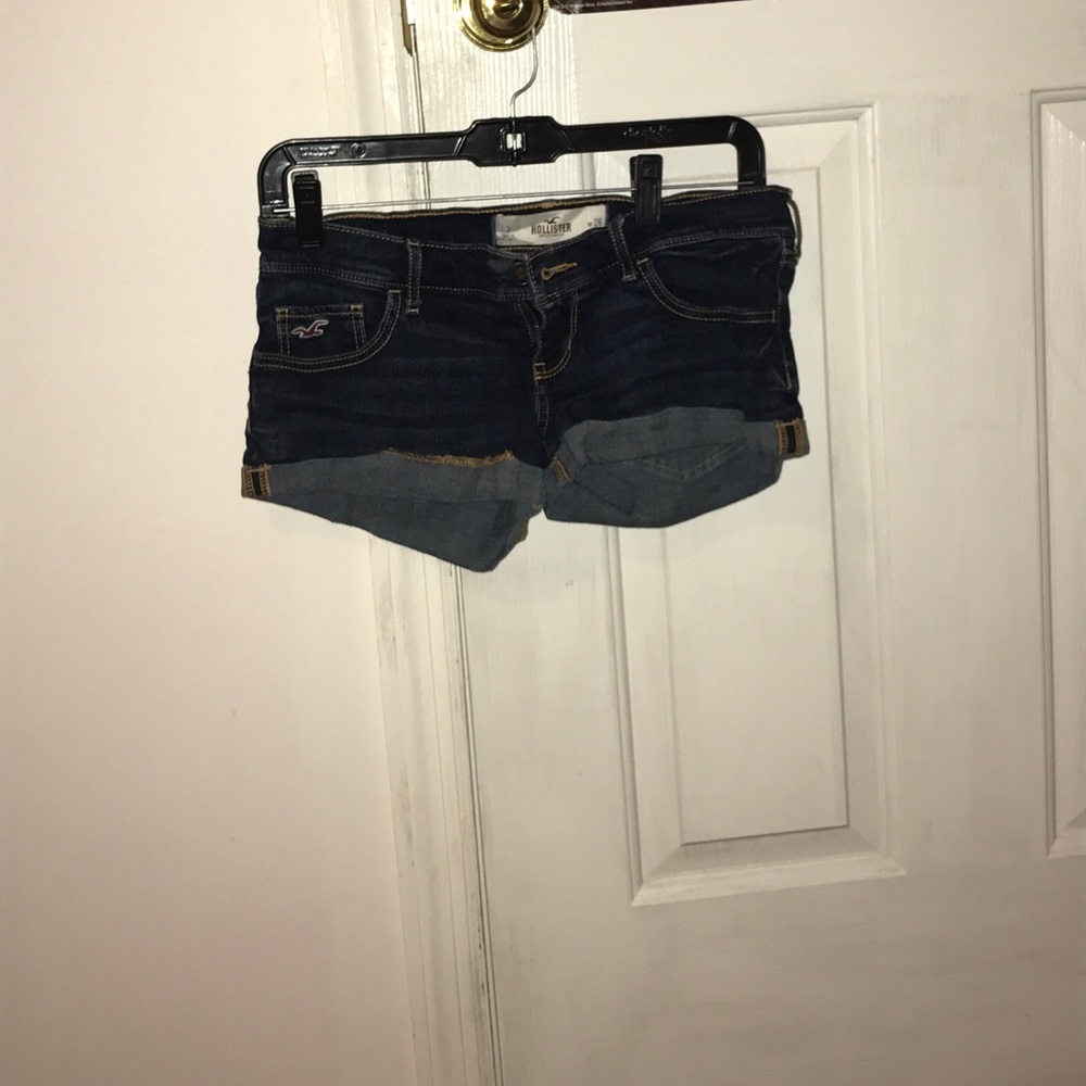 Hollister low rise denim shorts