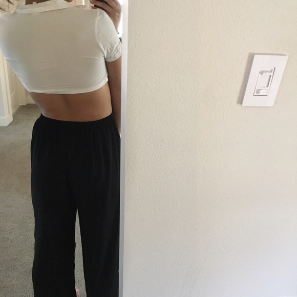 SALE! Vintage Cropped Front Tie Top - Picture 4 of 5