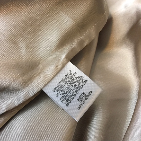 BCBGMaxAzria Tan Black Jeweled Draped Maxi Dress - Picture 7 of 7