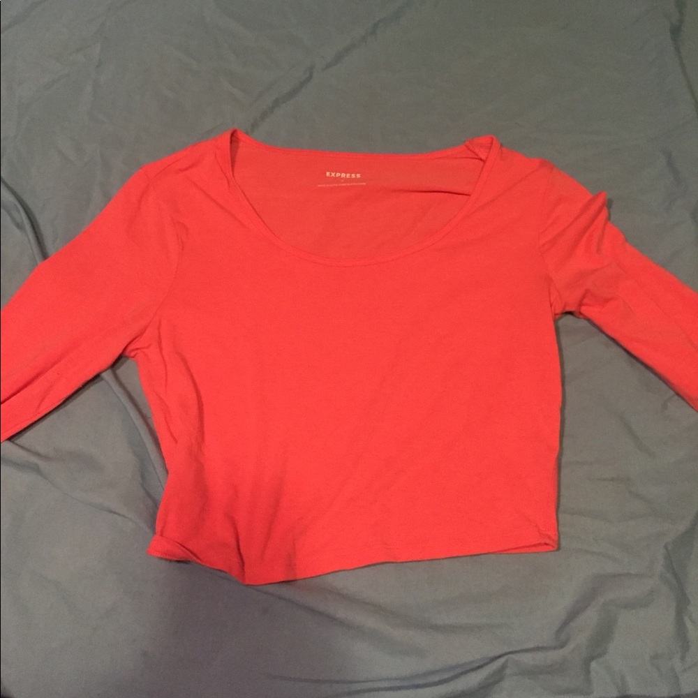 Long sleeved crop top