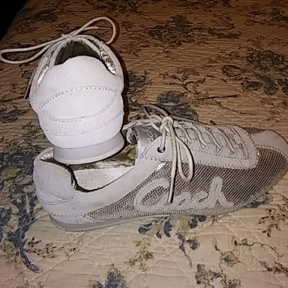 COACH sequin sneakers