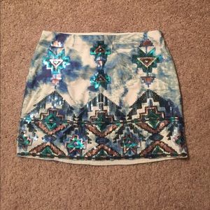 Express Sequined Skirt