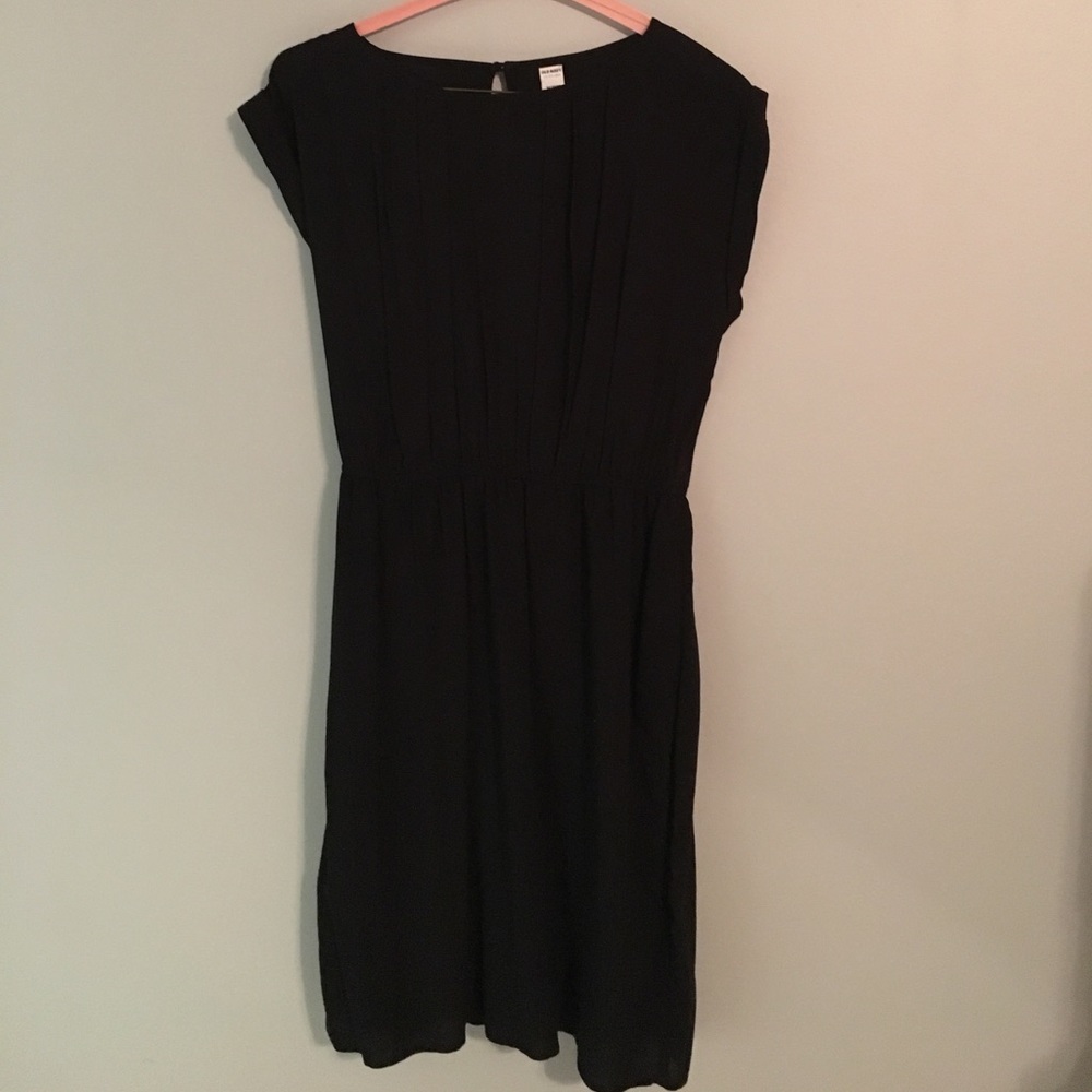 Black Midi Casual Dress