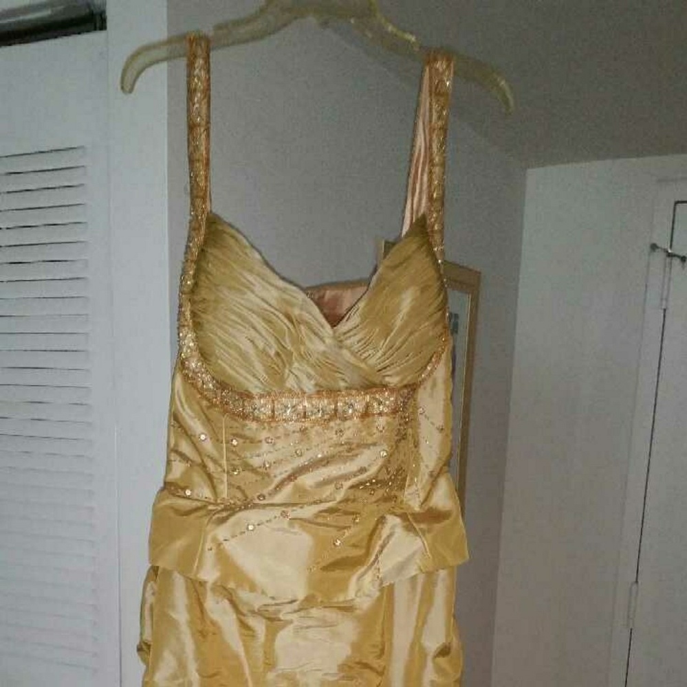 Beautiful gold fancy dress
