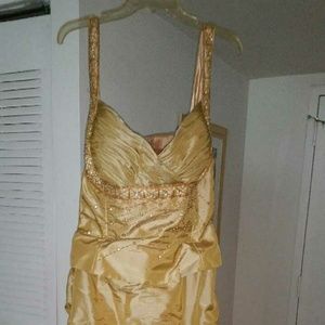 Beautiful gold fancy dress
