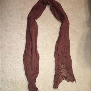 brown scarf