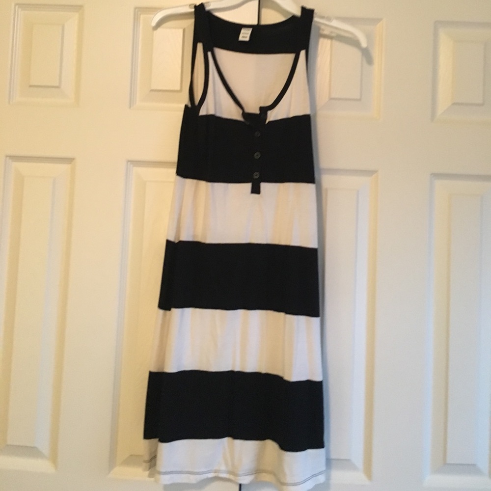 Striped tank dress