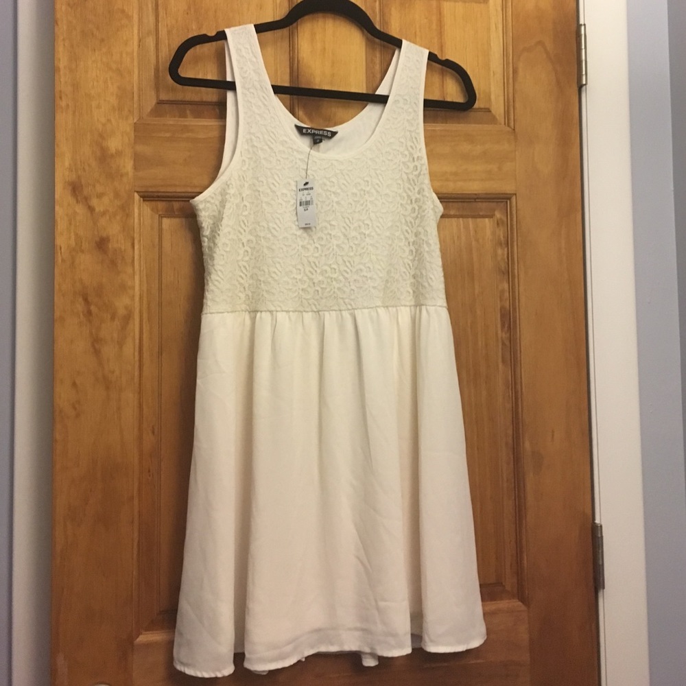 Express White Dress