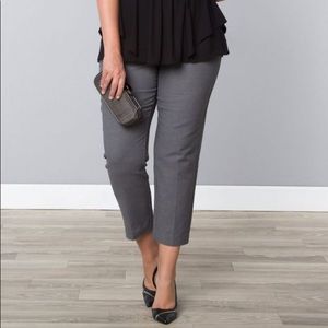 Merona Gray Ankle Cut Slacks