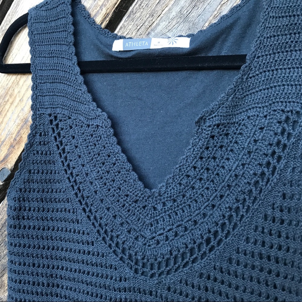 Athleta From Daytime to Nighttime Crochet Dress