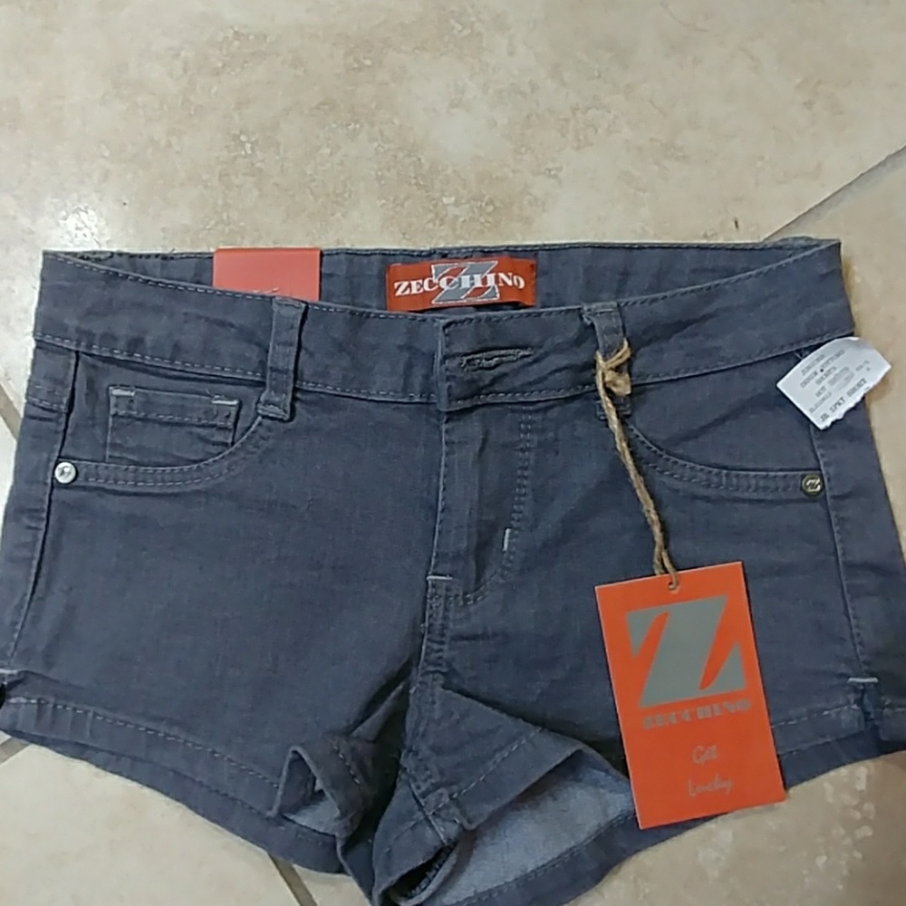 Zecchino Get Lucky Gray booty shorts, Size 3