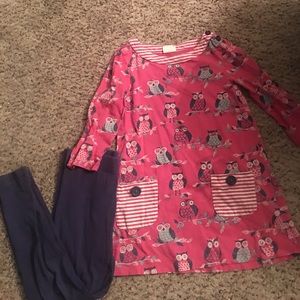 Mini Boden tunic and leggings