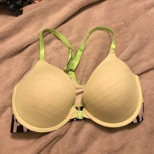 Racerback push-up bra
