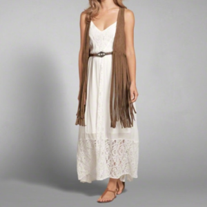 Abercrombie and Fitch Faux Suede Vest Size M