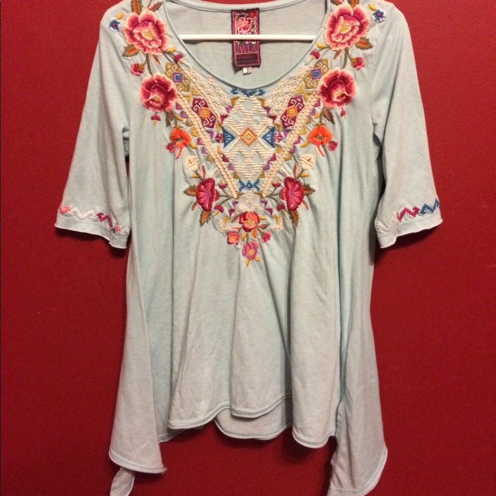 Johnny Was Voltage Anaya Top Size Small