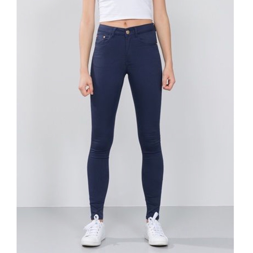 👖Bik Bok Mid Waist Pants | Navy | Sz S