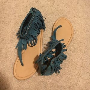 Cute fringe sandals