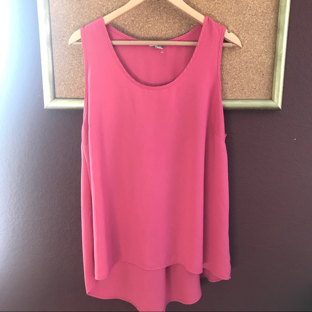 NWOT Halogen Pink Top -Size XL
