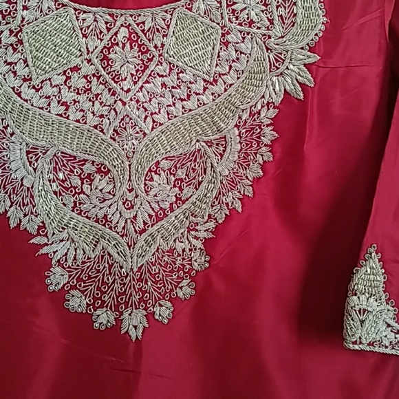 Indian Punjabi Pakistani Silk Suit - Picture 4 of 6