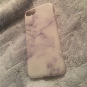 NEW iPhone 6/6S white marble case