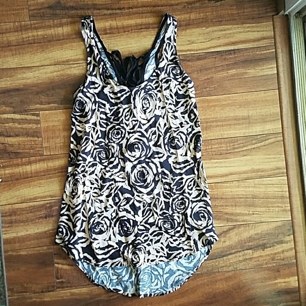 two colored dressy tank top