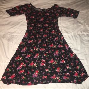rose/floral dress