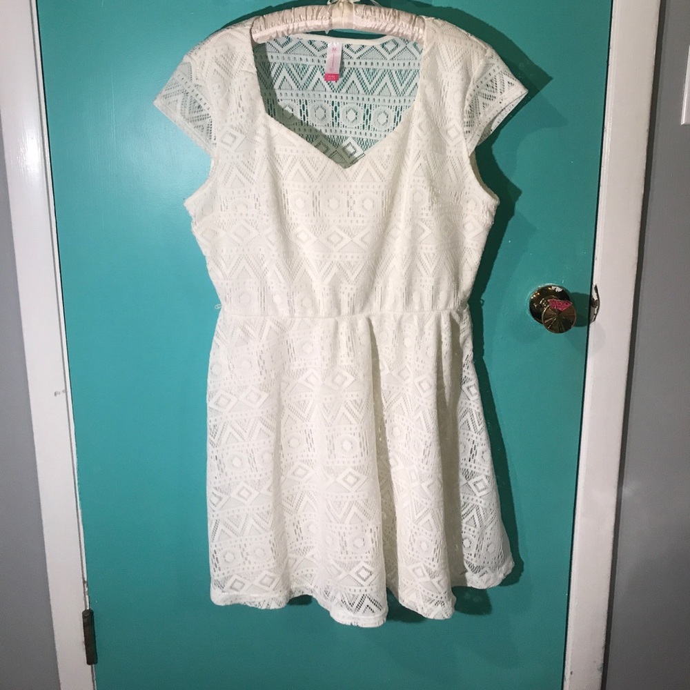 White Crochet Sundress