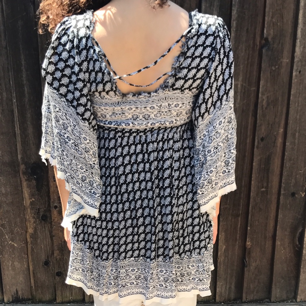 Free People Bell Sleeve Dress/Top