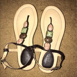 Brown sandals