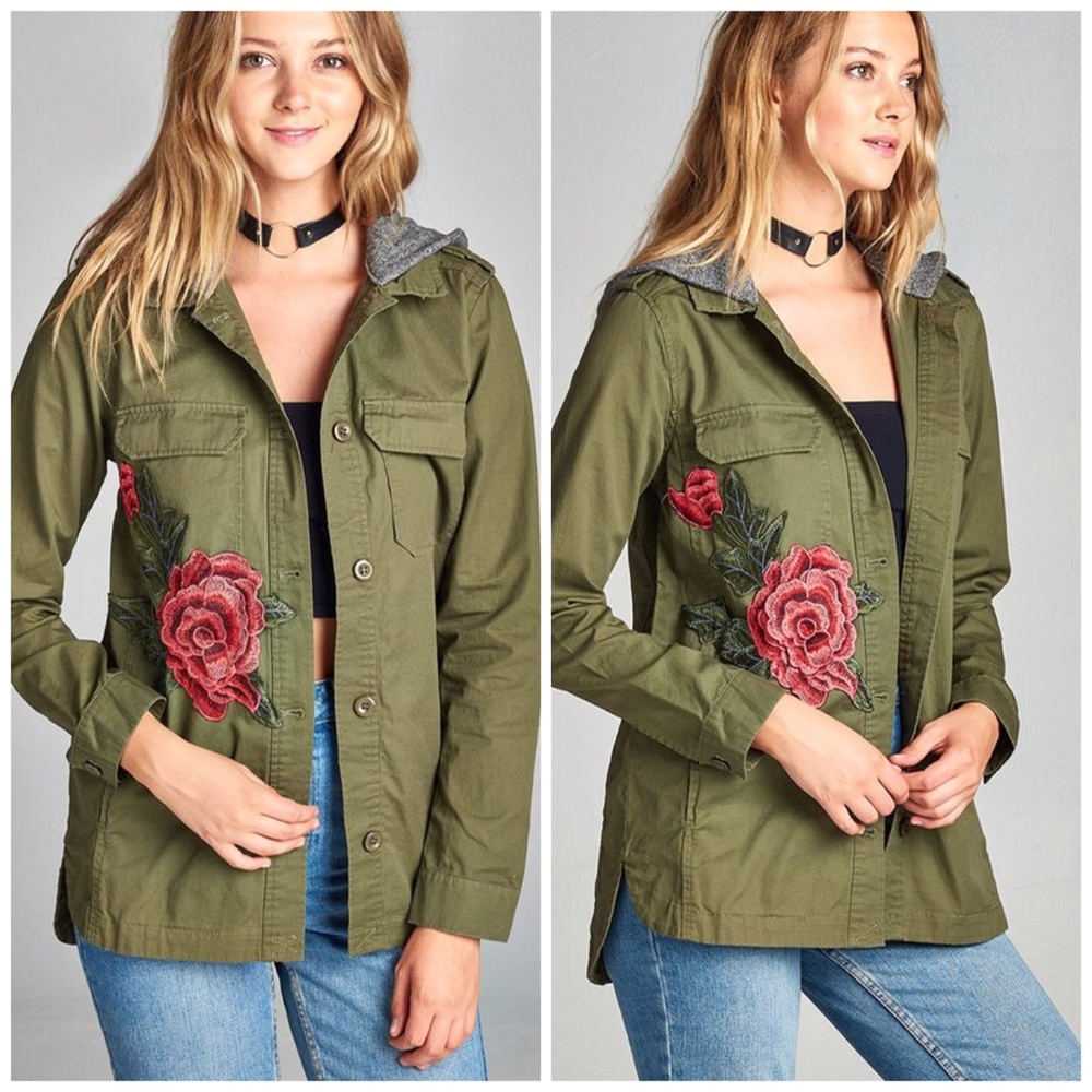 Cady Flower Utility Jacket 🌺 - Picture 2 of 4