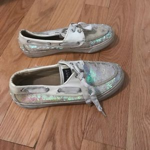 Sequined sperrys