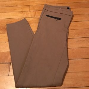 Dalia Collection Tan Skinny Pants