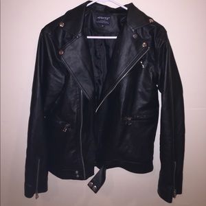 Faux leather jacket