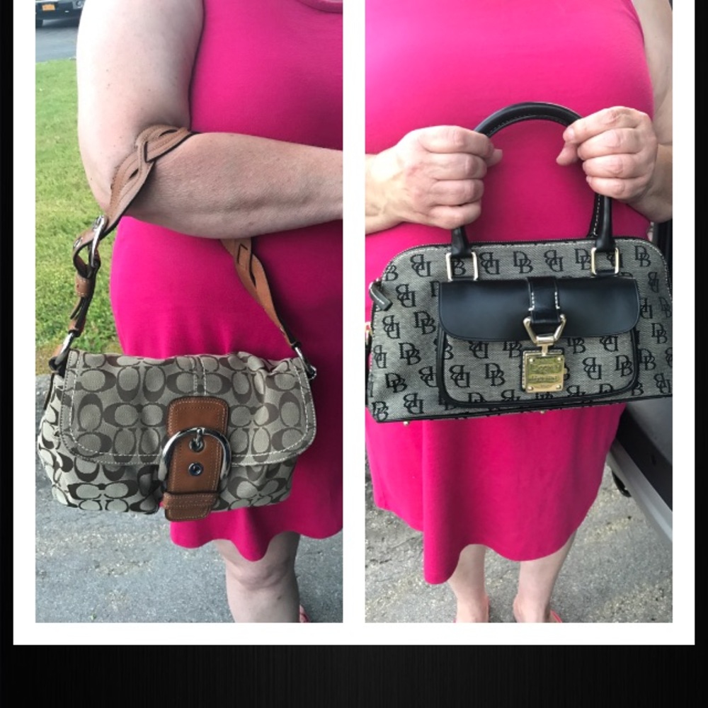 Both Dooney and Coach purse authentic