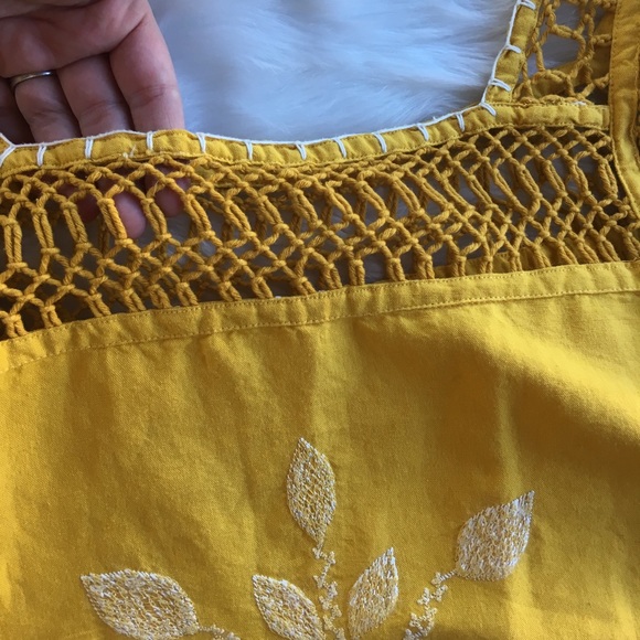 Free People Embroidered Shift Dress - Picture 7 of 8