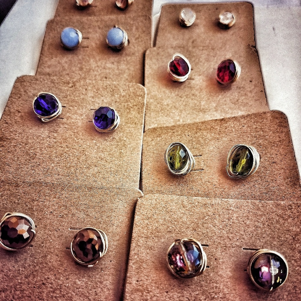 Handmade Wire Earrings.