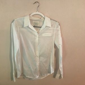 Forever 21 white button up blouse