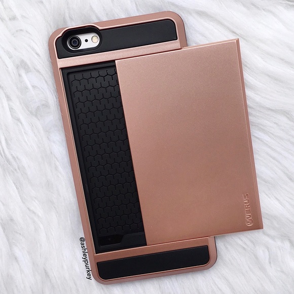 Daisys Boutique Accessories Rose Gold Card Holder Iphone 6 Plus